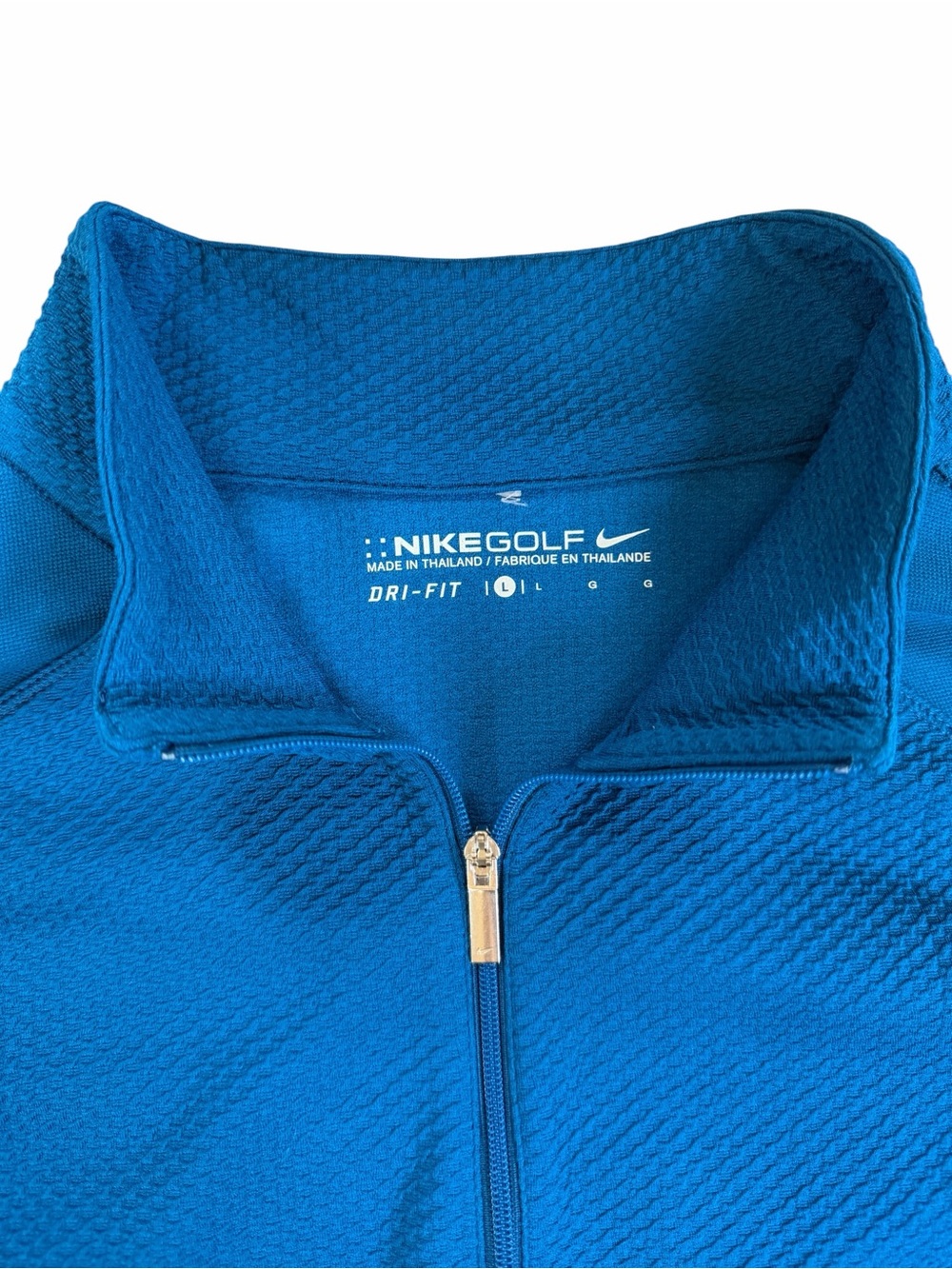 Nike Blue Dri-FIT Golf Quarter-Zip Pullover - Picture 2 of 6